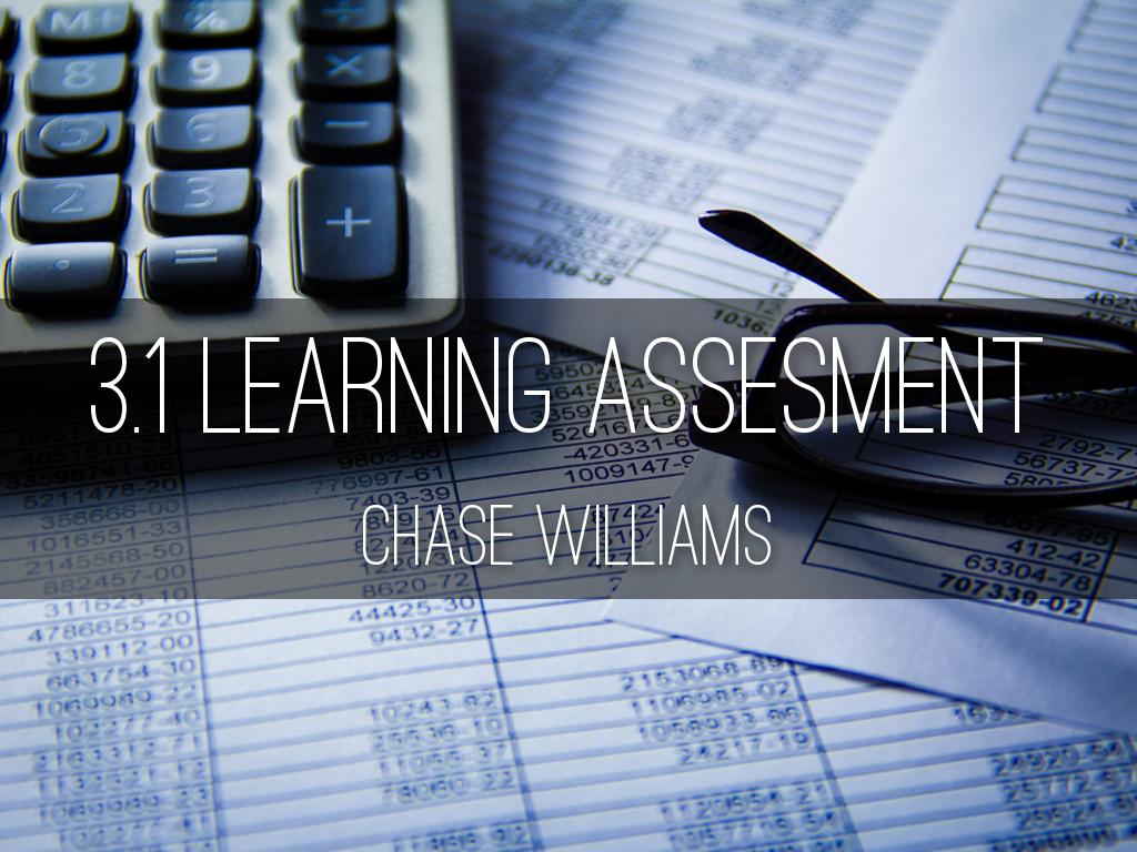 3.1 Learning Assesment