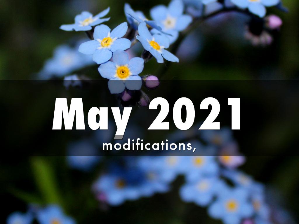 May 2021