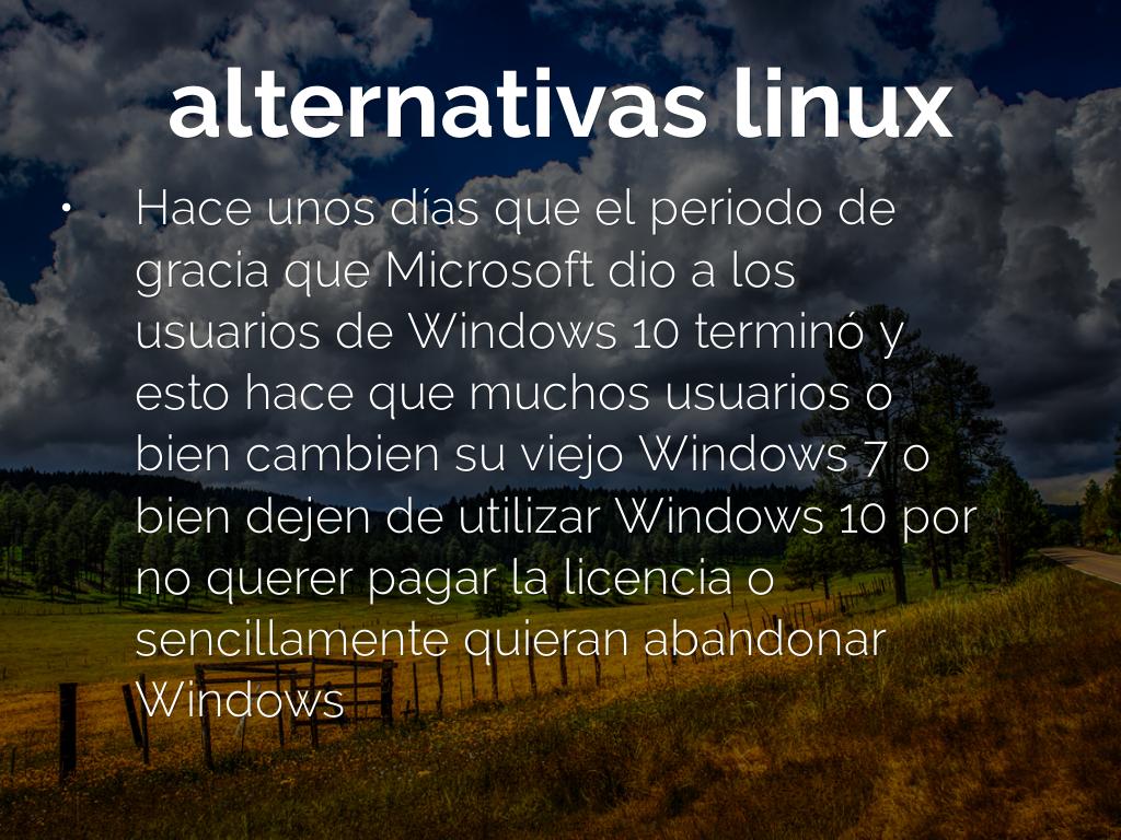 5 Alternativas gratis a Windows que no son Linux by