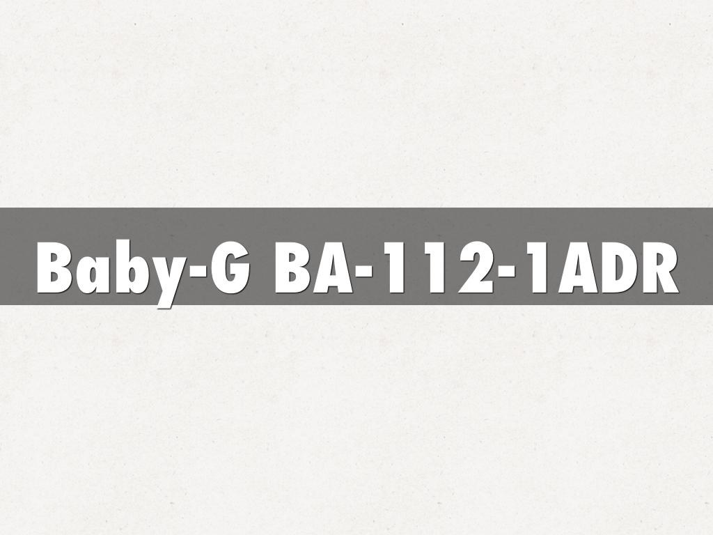 Baby-G BA-112-1ADR