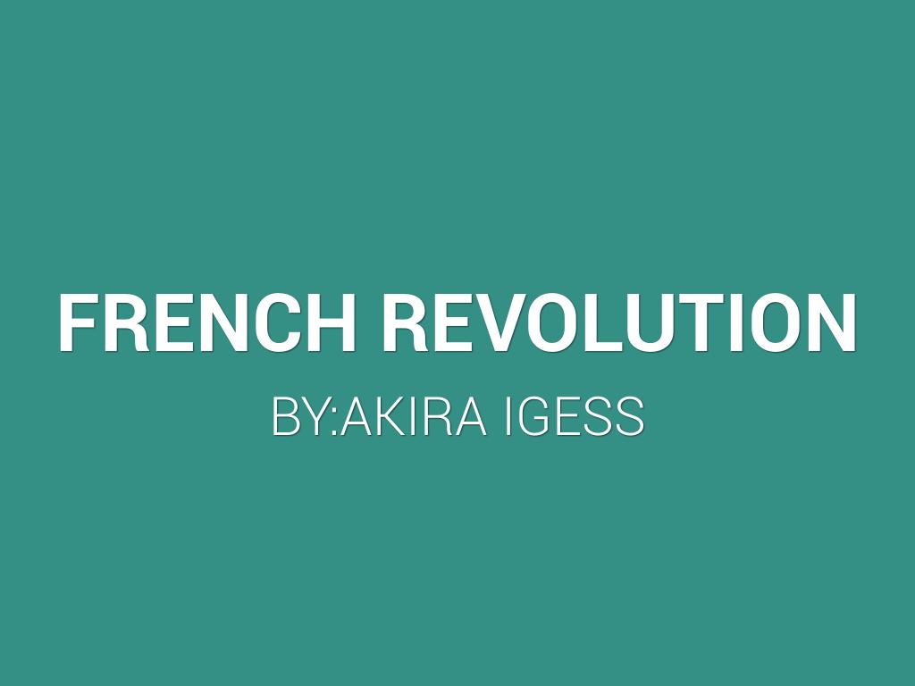 French Revolution 