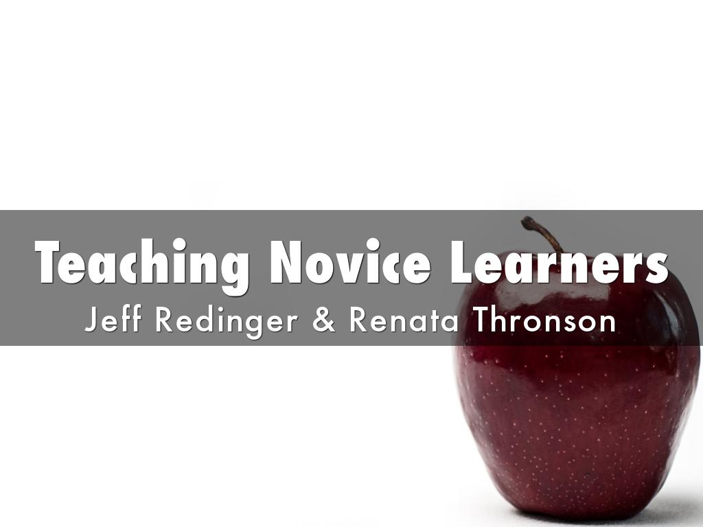 Teaching Novice Learners 2020