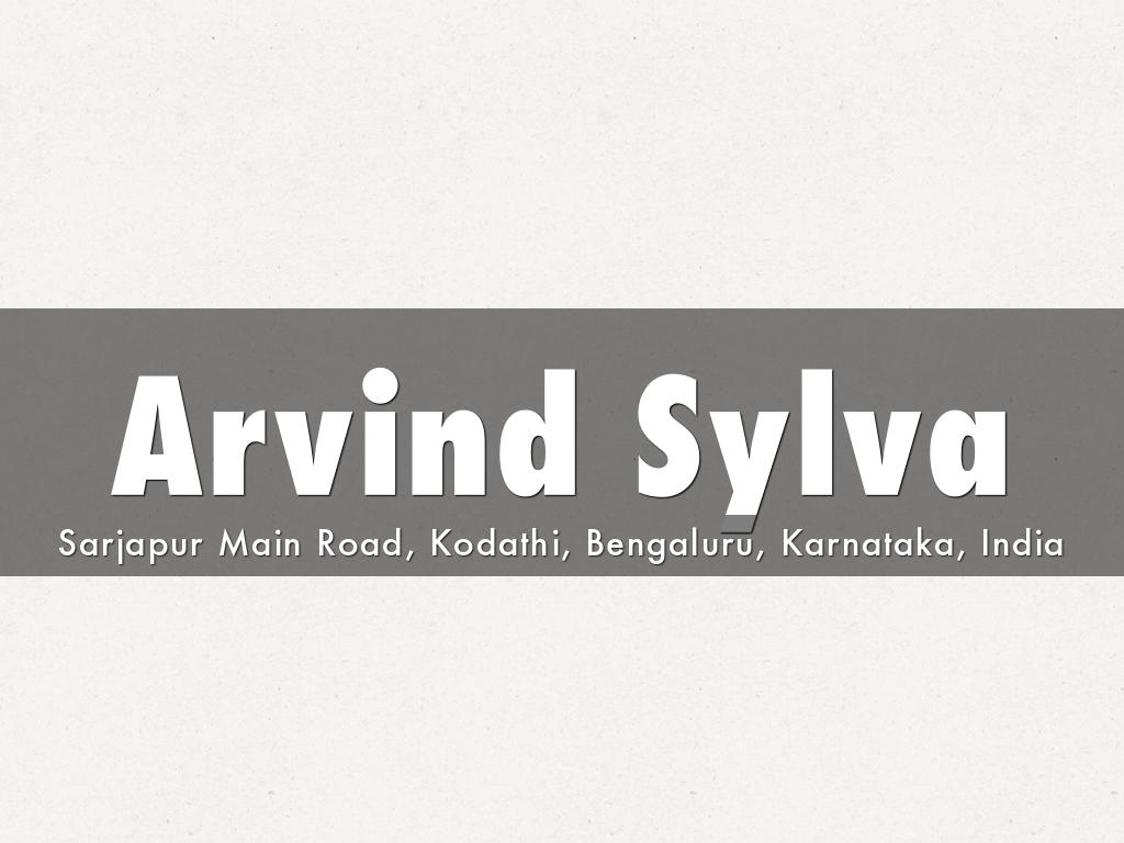 Arvind Sylva