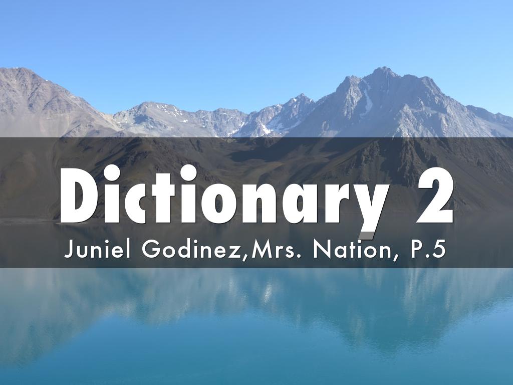 Dictionary 2