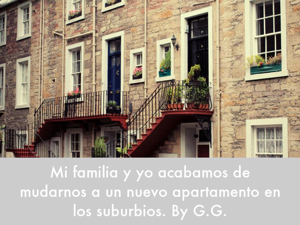 o apartamento en los suburbios.