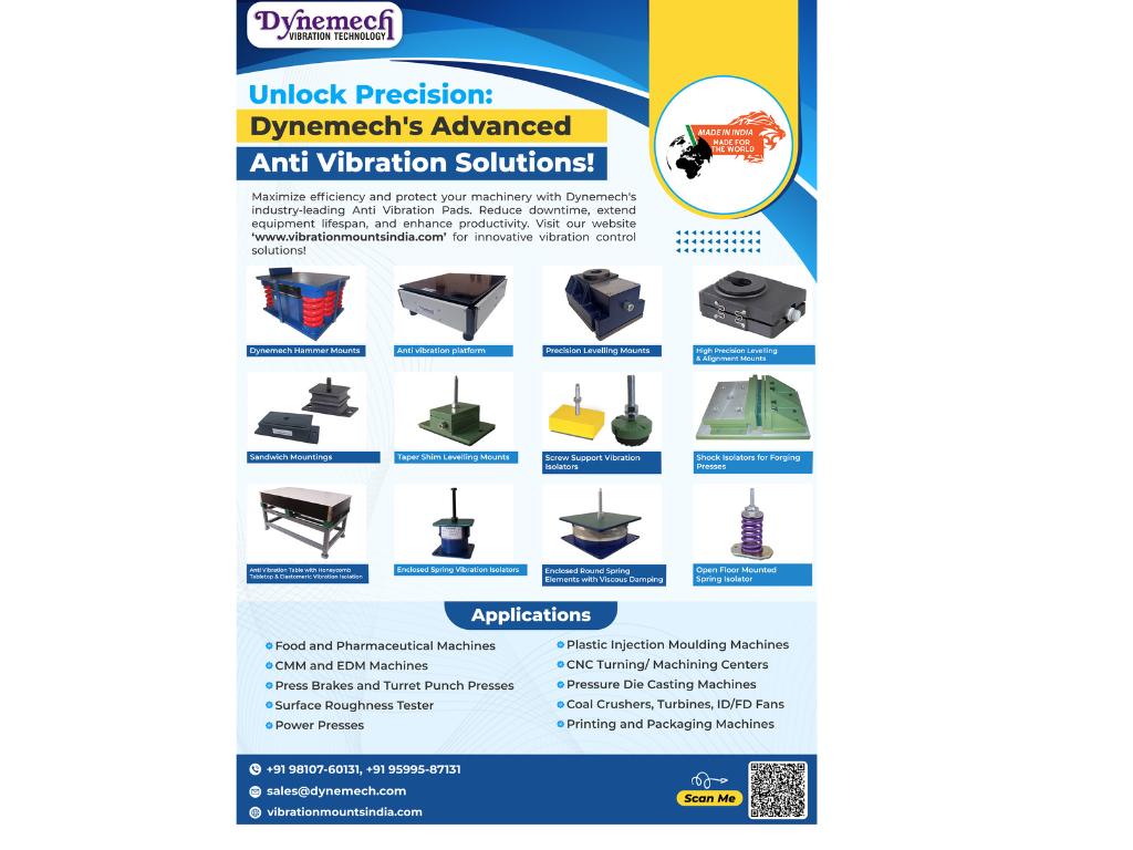 Unlock Precision: Dynemech's Advanced Anti Vibration Solutions! 