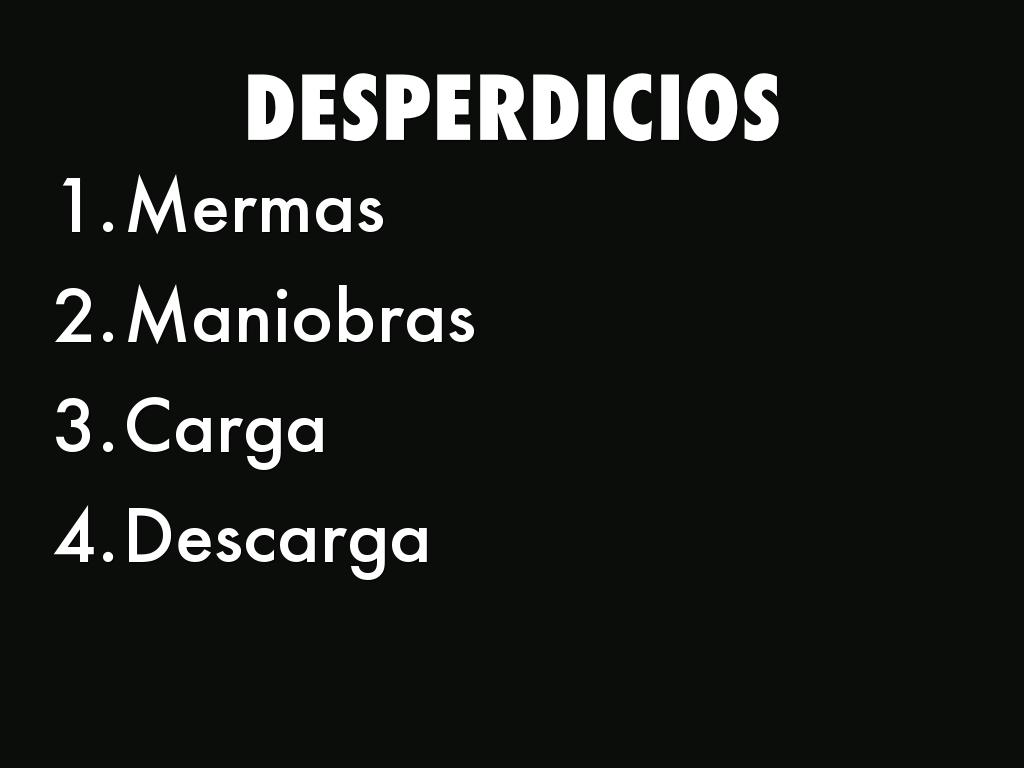 DESPERDICIOS