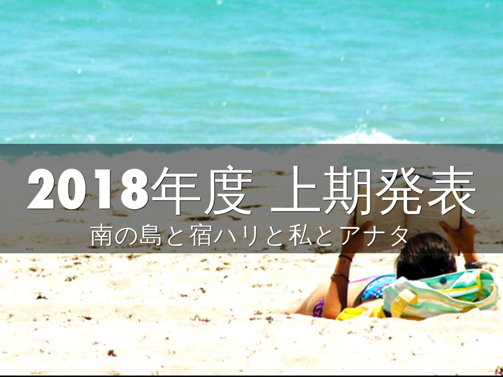 2018年度　上期決起集会発表