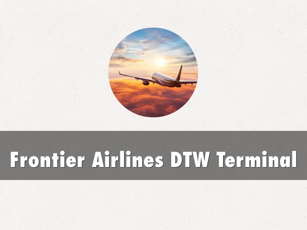 Frontier Airlines DTW Terminal