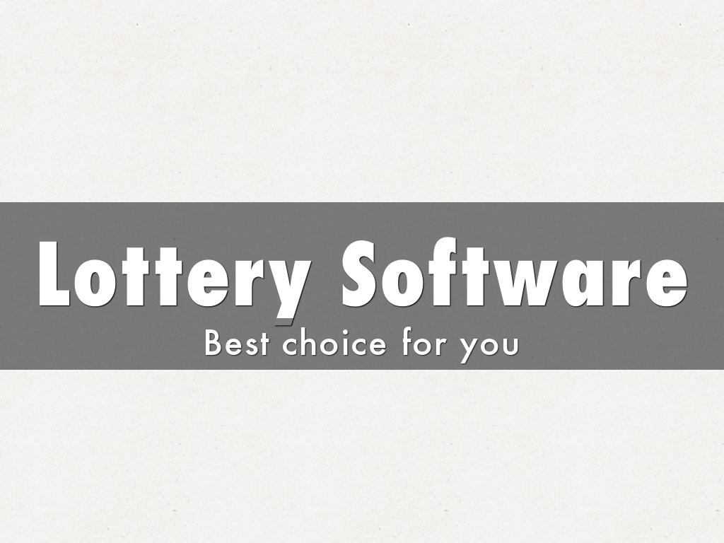 Lottery Software
