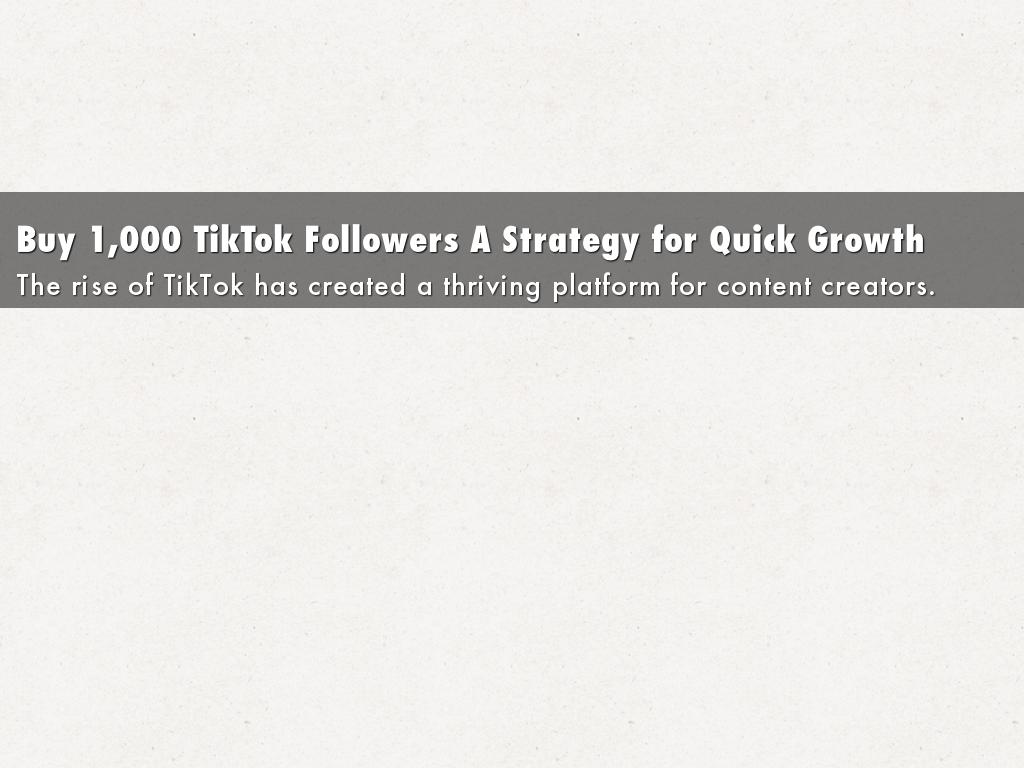Buy tiktok followers 