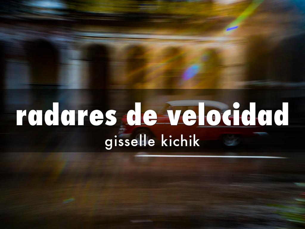 radares de velocidad