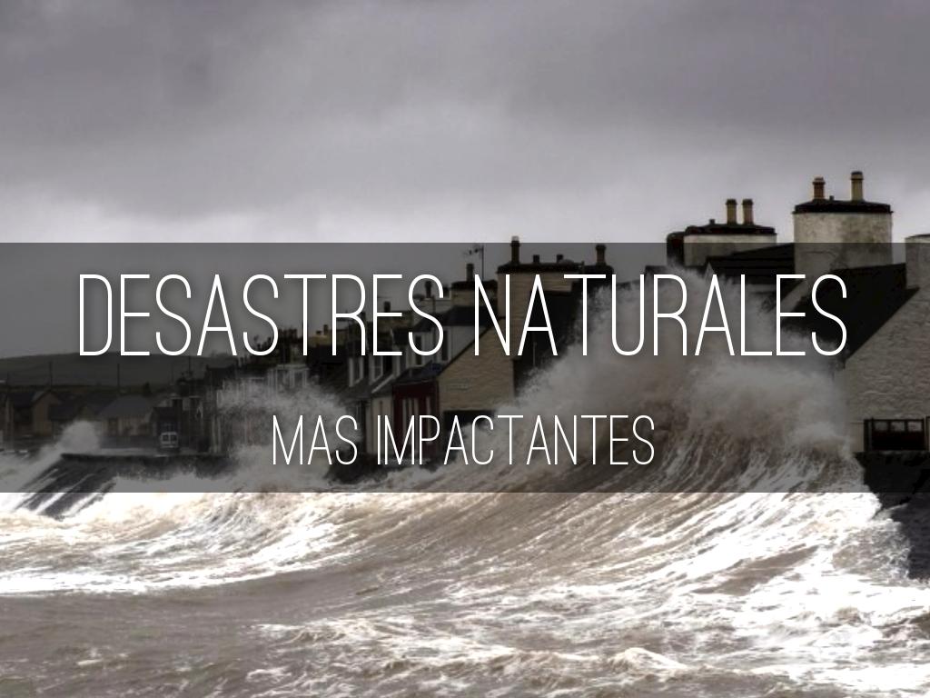Desastres naturales