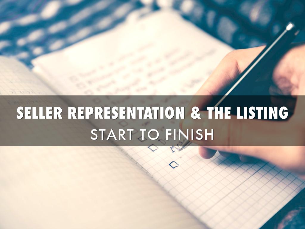 #11 The Listing...Start to Finish