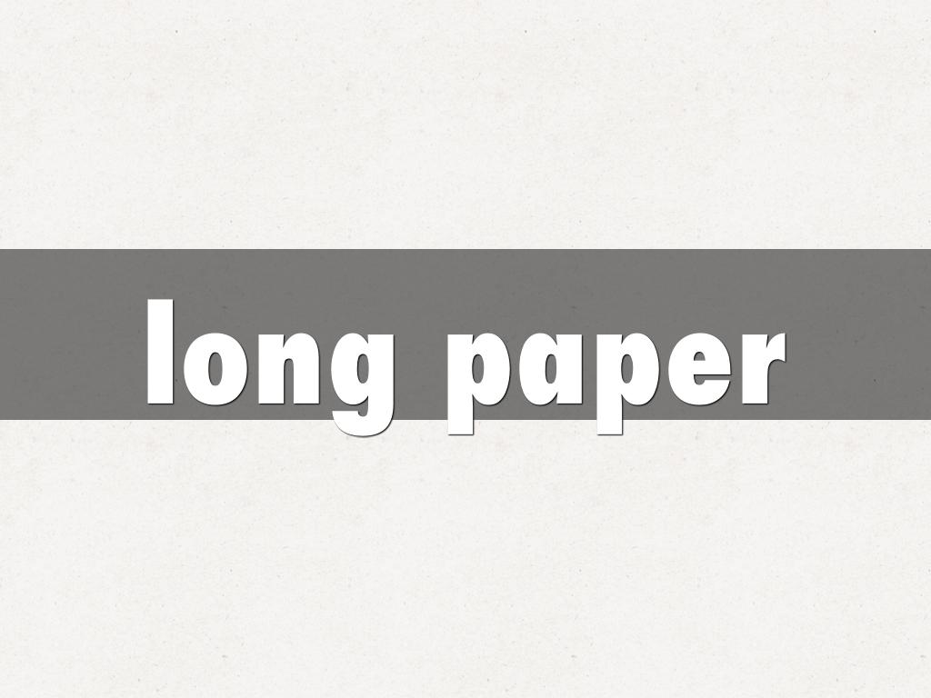 long paper