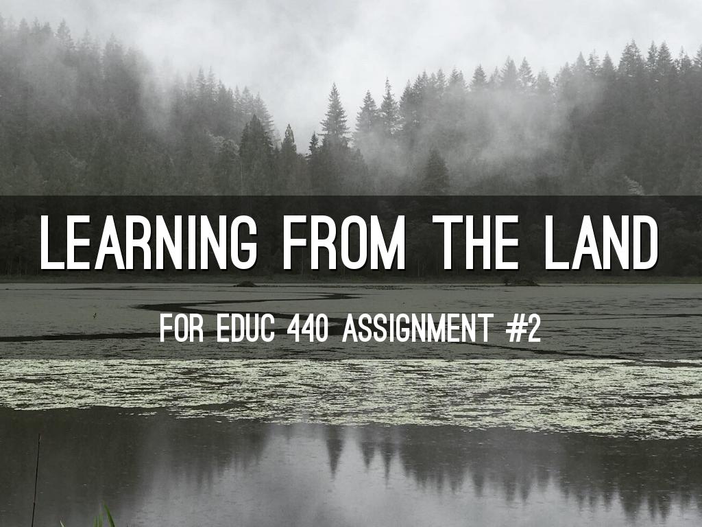 Learning from the Land