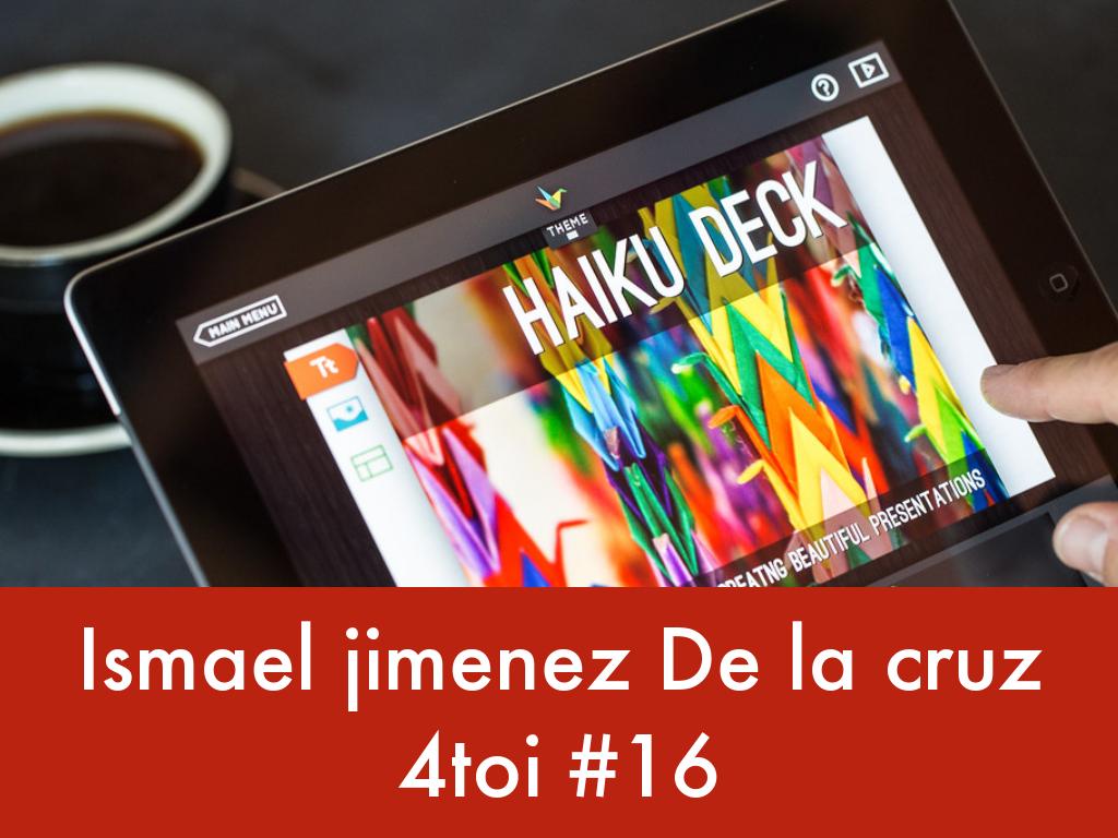 Ismael Jimenez de la cruz