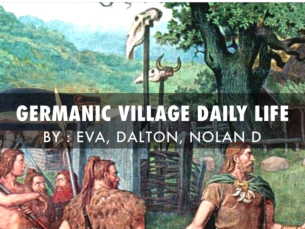 Germanic Daily Life Picture Slides