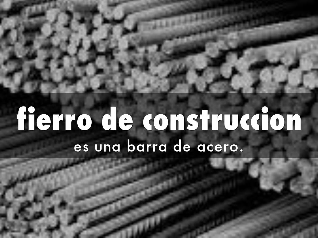 fierro de construccion