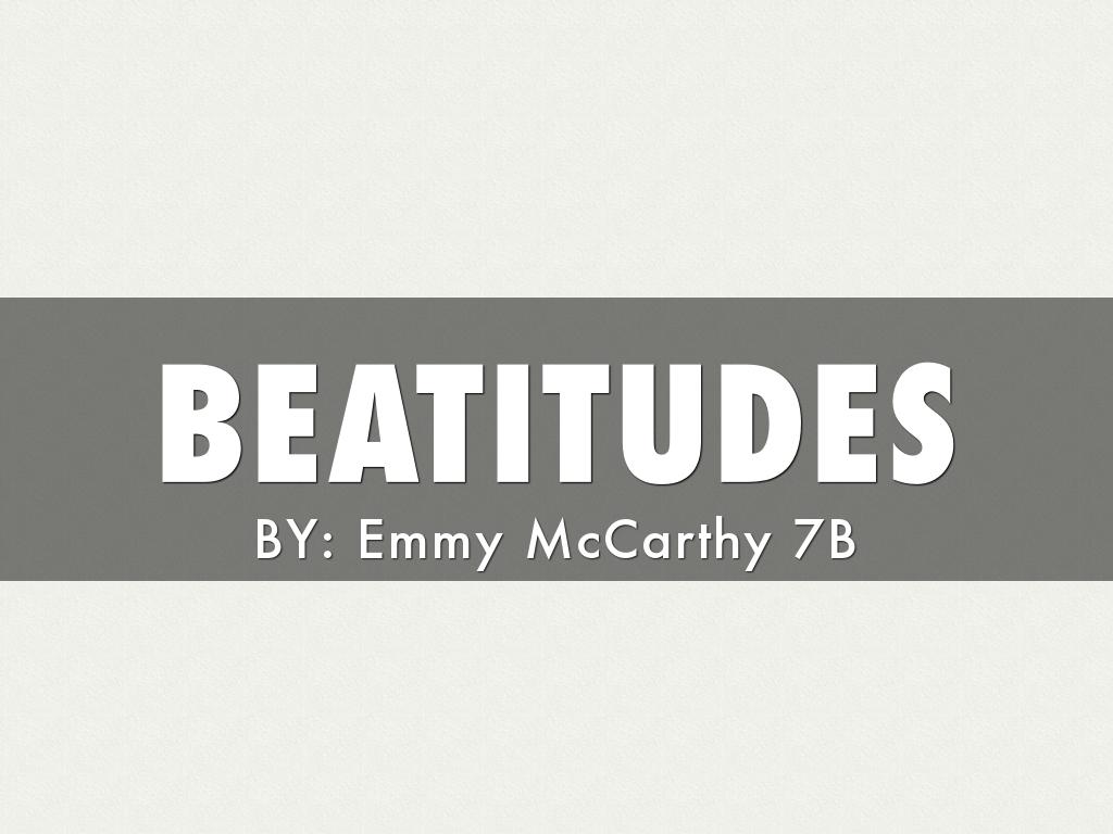 Religion Beatitudes 