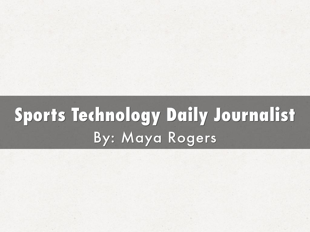Sports Technology Daily Journalist