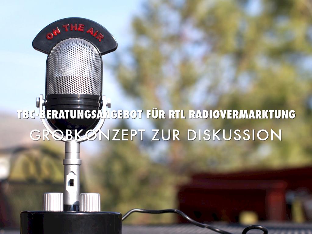 Grobskizze Beratung Radiovermarktung