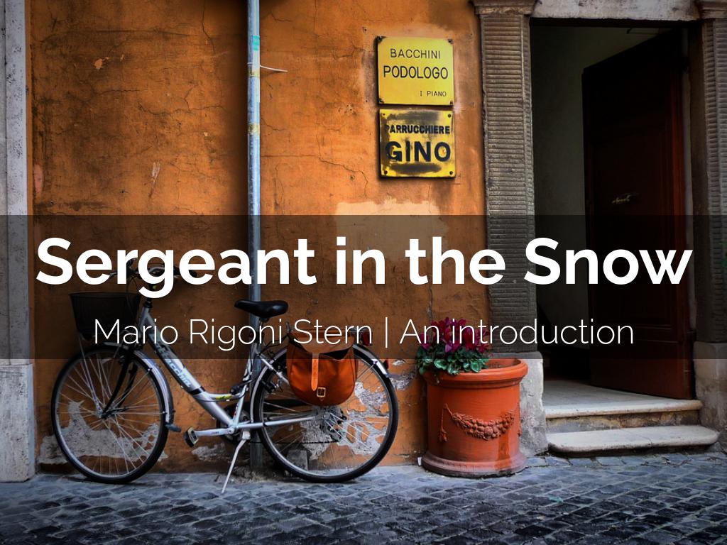 Sergeant in the Snow