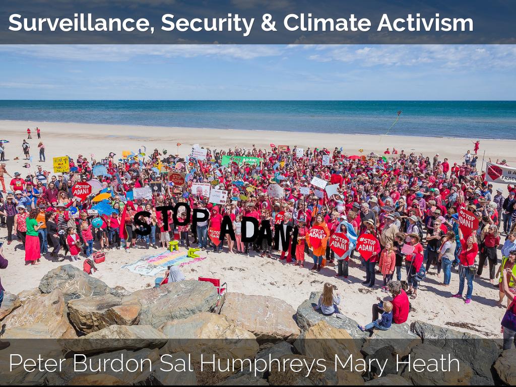 Surveillance, Security & Climate Activism