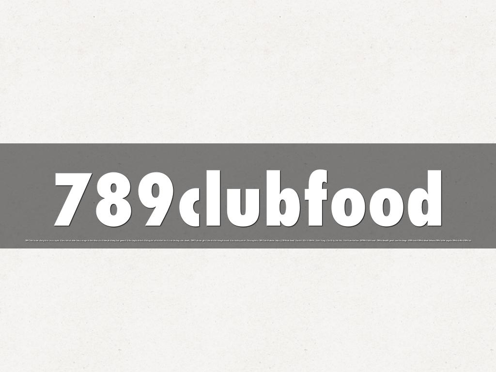 789clubfood