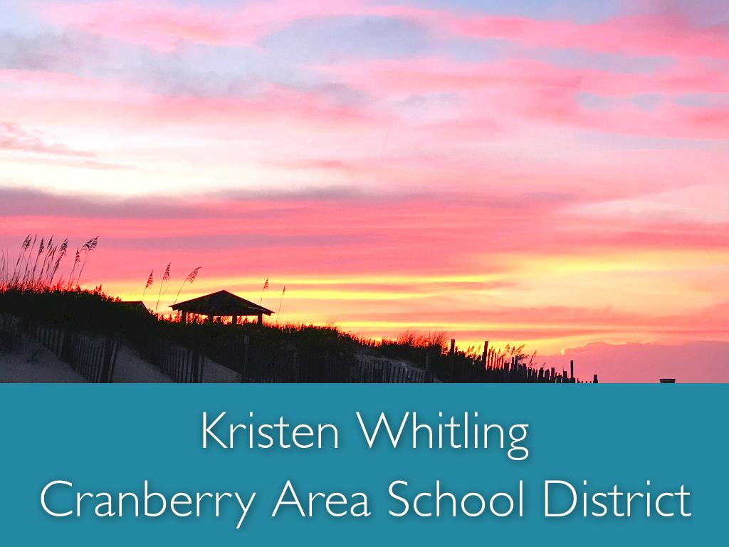 This is Kristen Whitling!