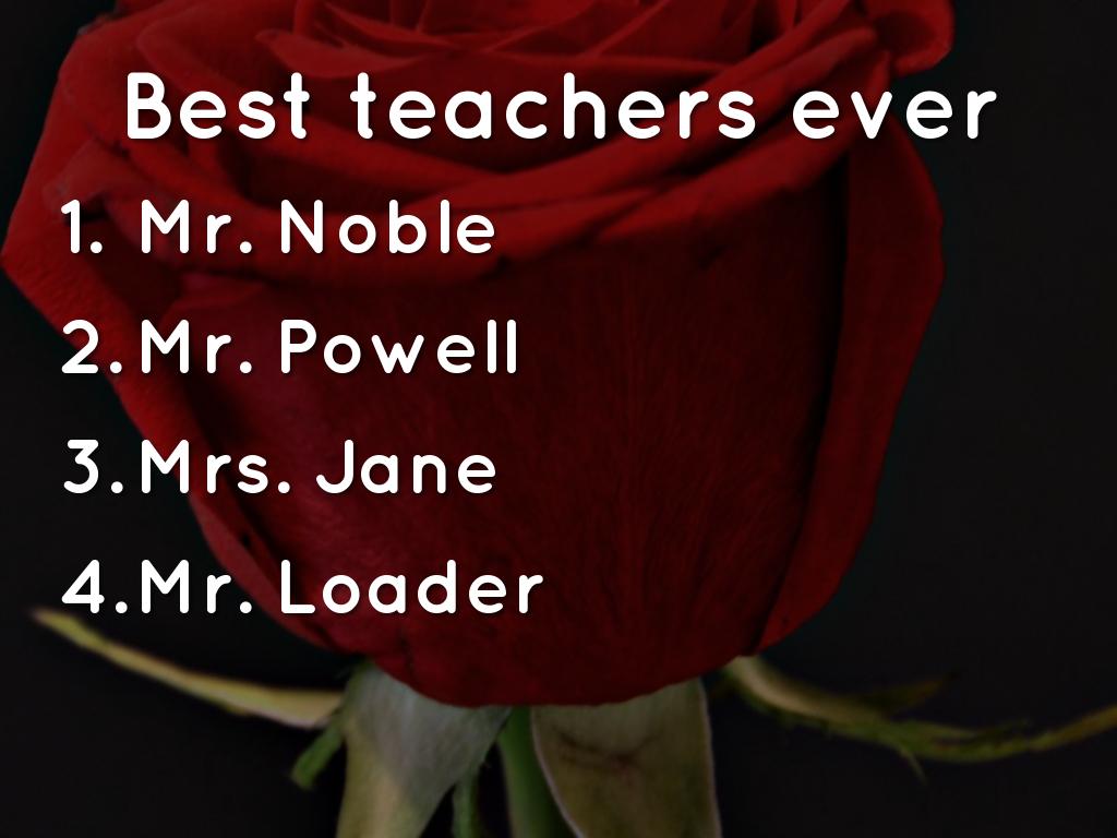 Best Teachers Ever 