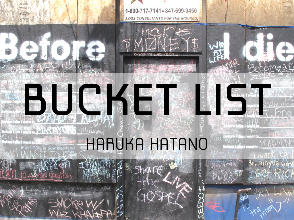 Bucket List