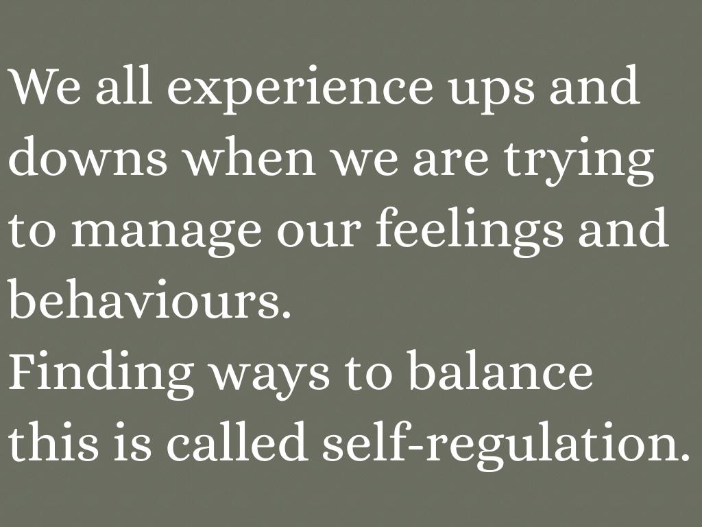 Developing Self-Regulation