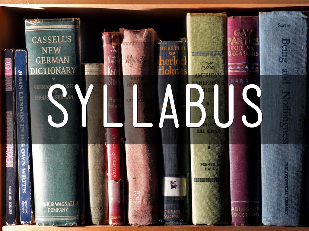 syllabus