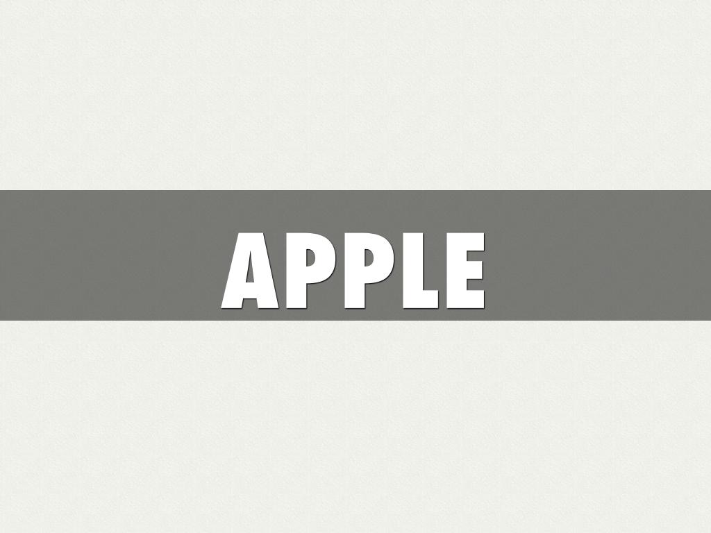Apple