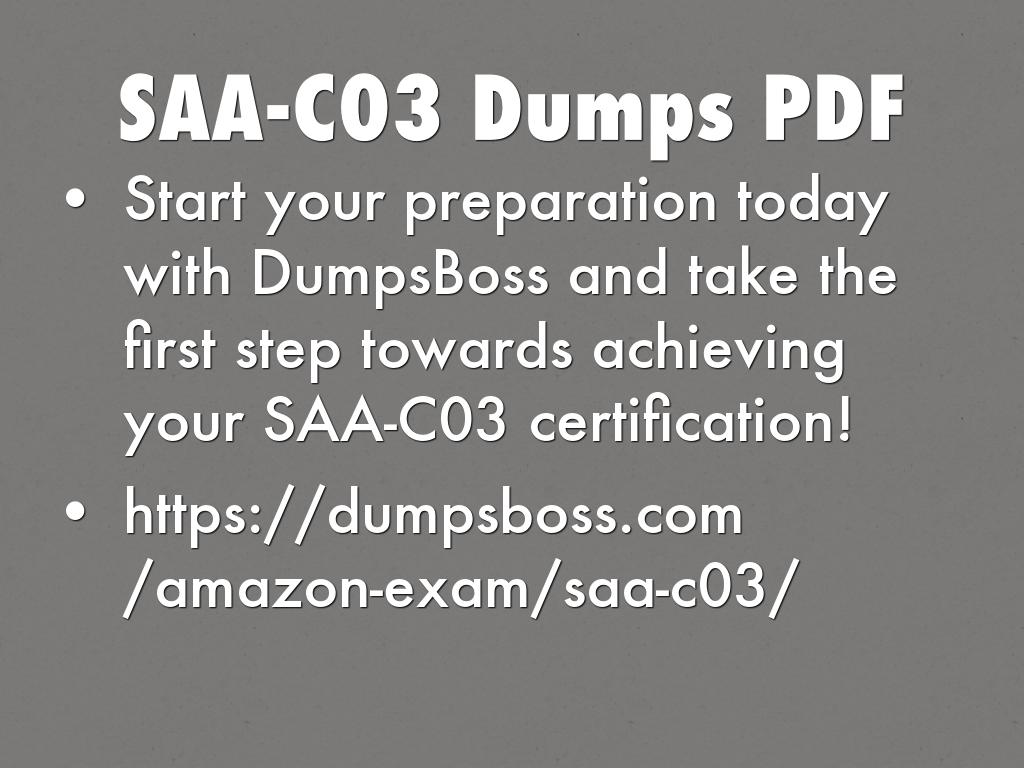 SAA-C03 Dumps PDF