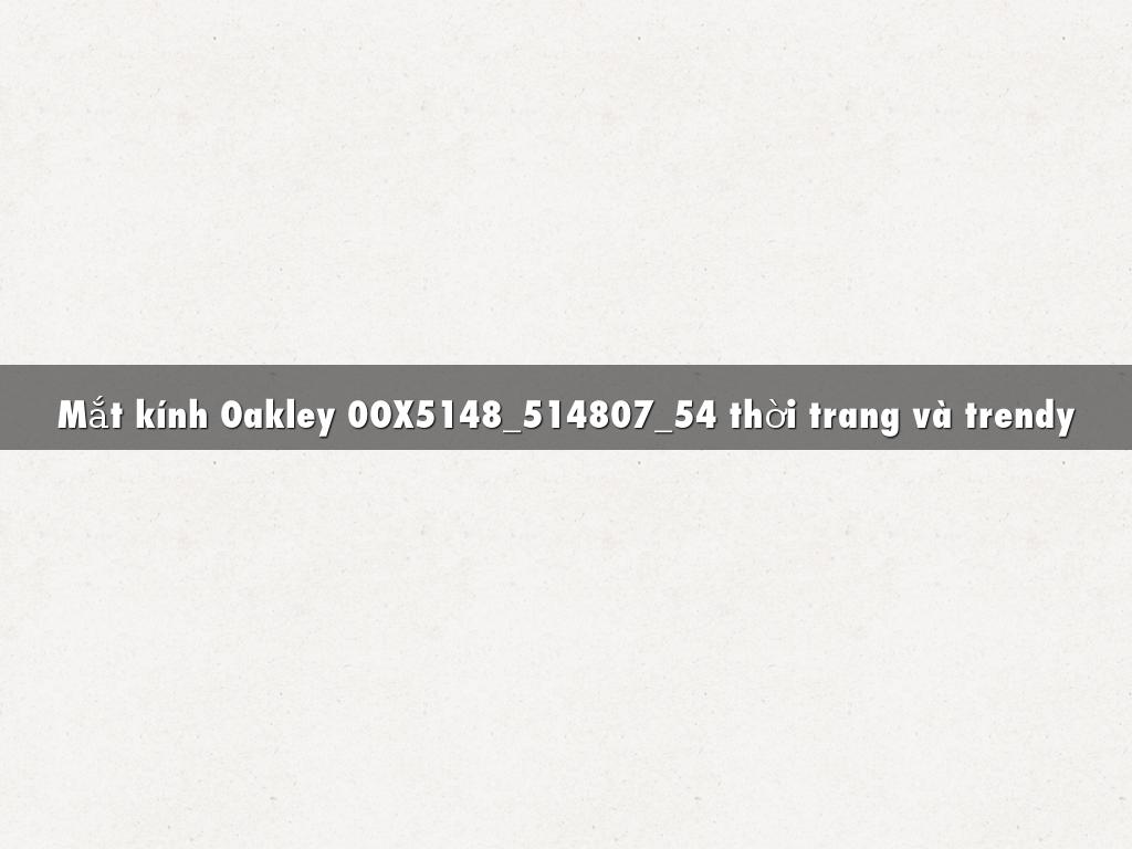 Oakley 0OX5148_514807_54