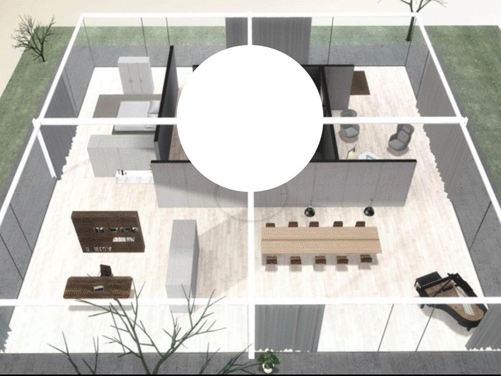 The Virtual look of Core House by Ludwig Mies van der Rohe