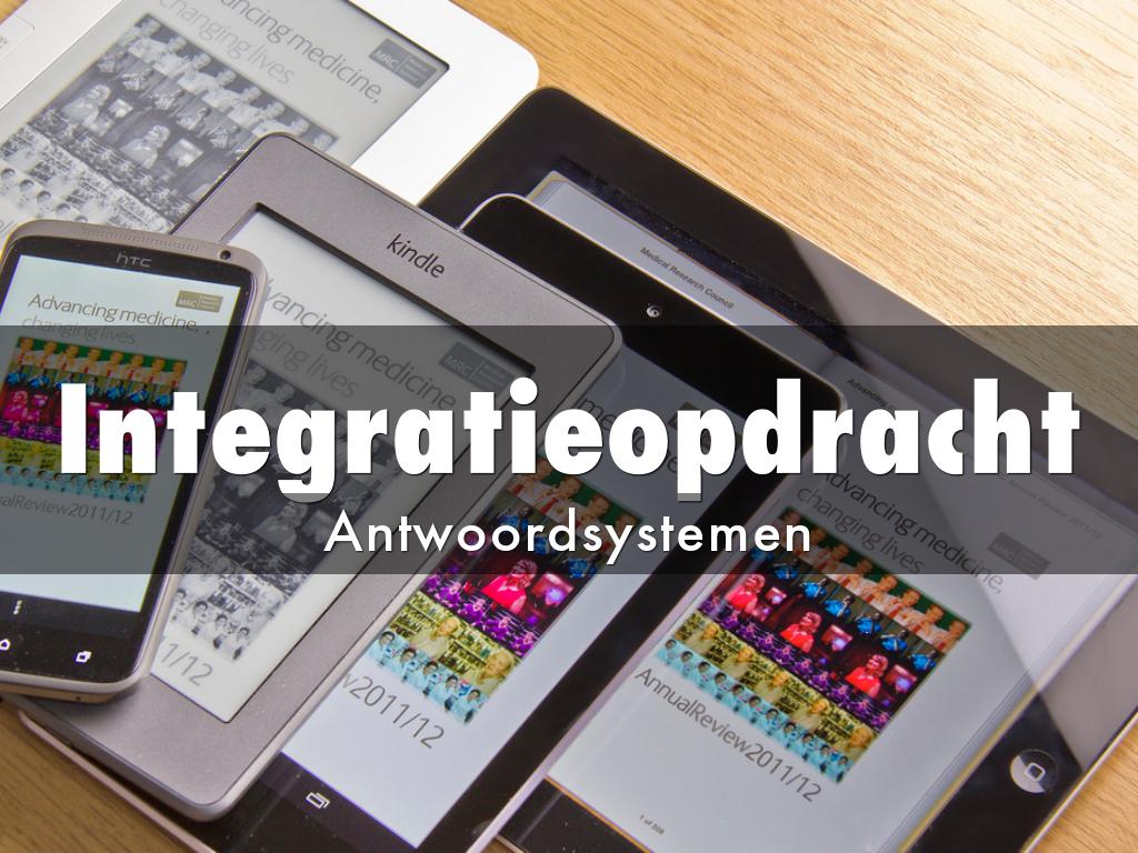 Integratieopdracht