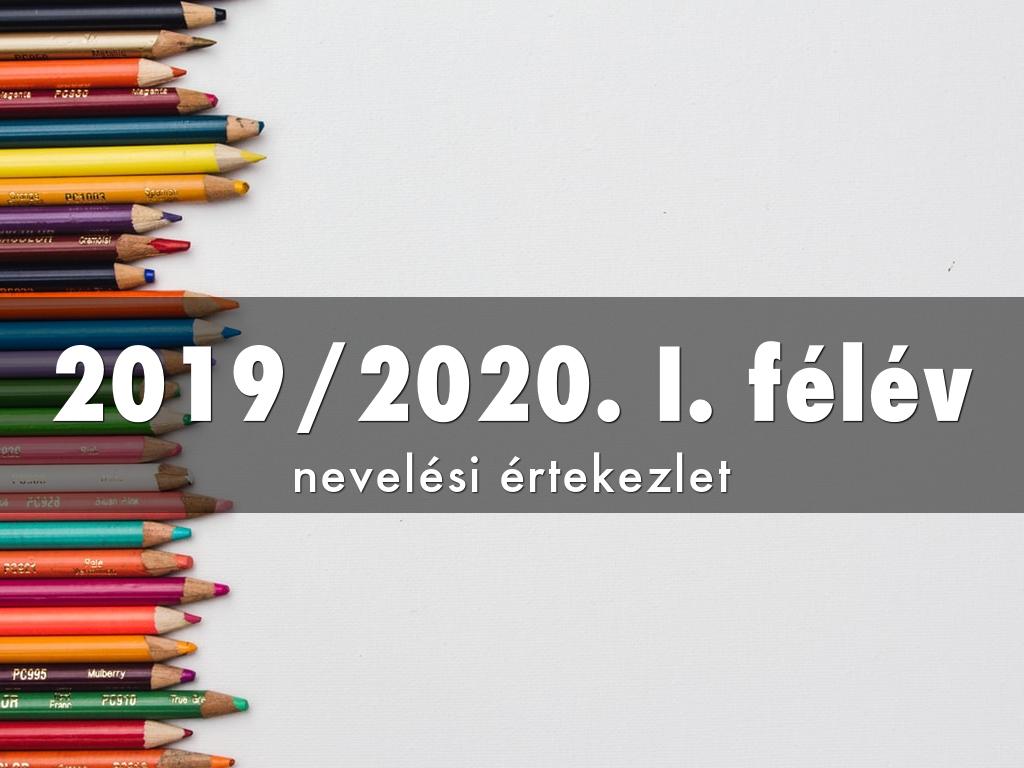 2019/2020. I. félév
