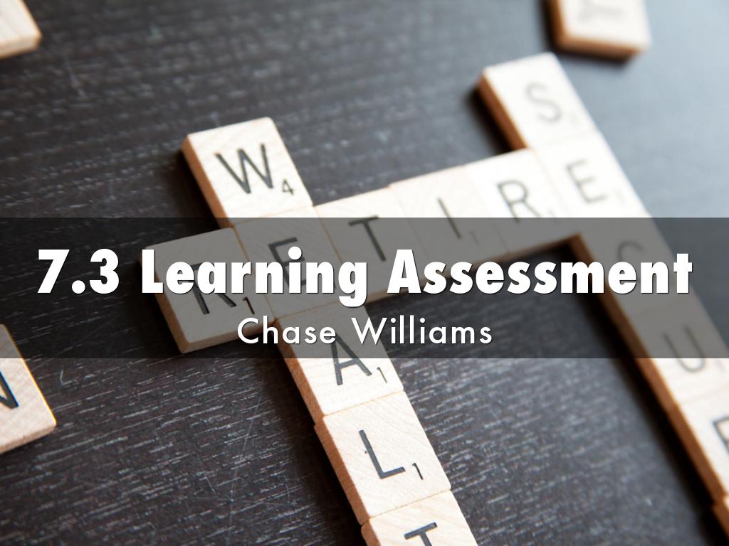 7.3 Learning Assessment
