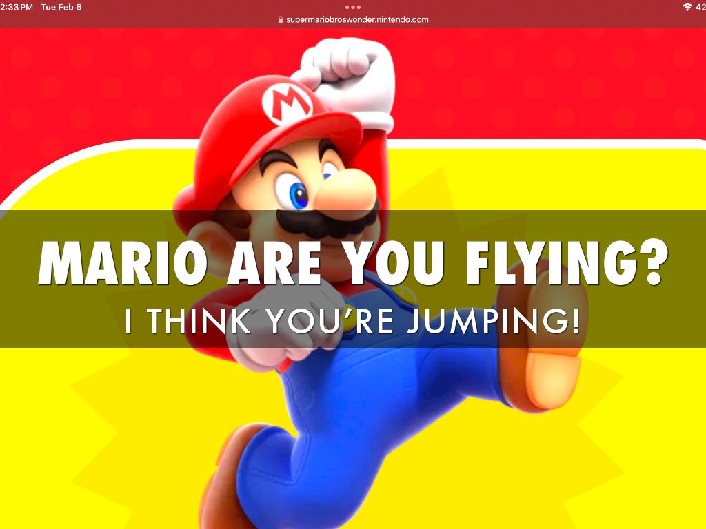 Can Mario fly?