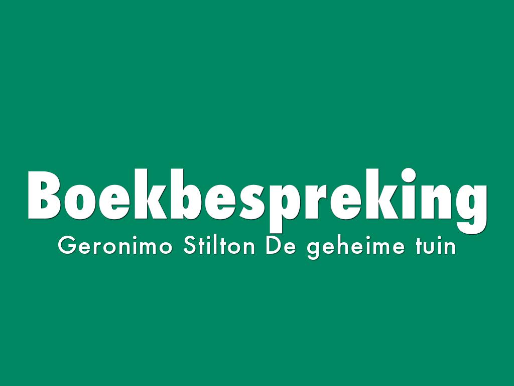 Boekbespreking