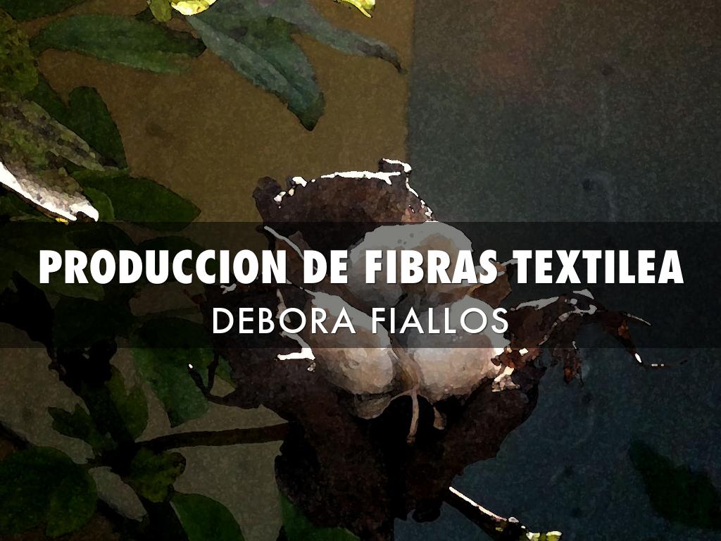 La ProducciÃ³n De Fibras Textiles