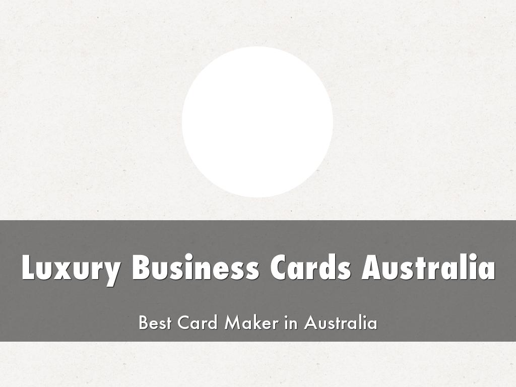 Luxury Business Cards Australia