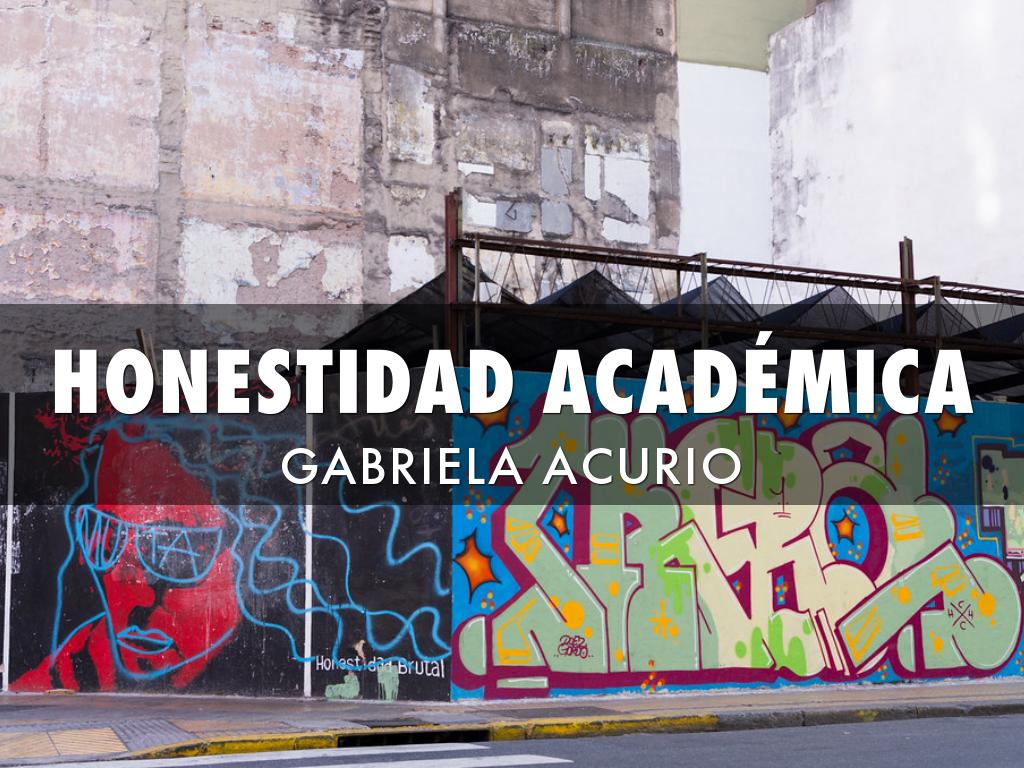 HONESTIDAD ACADÉMICA
