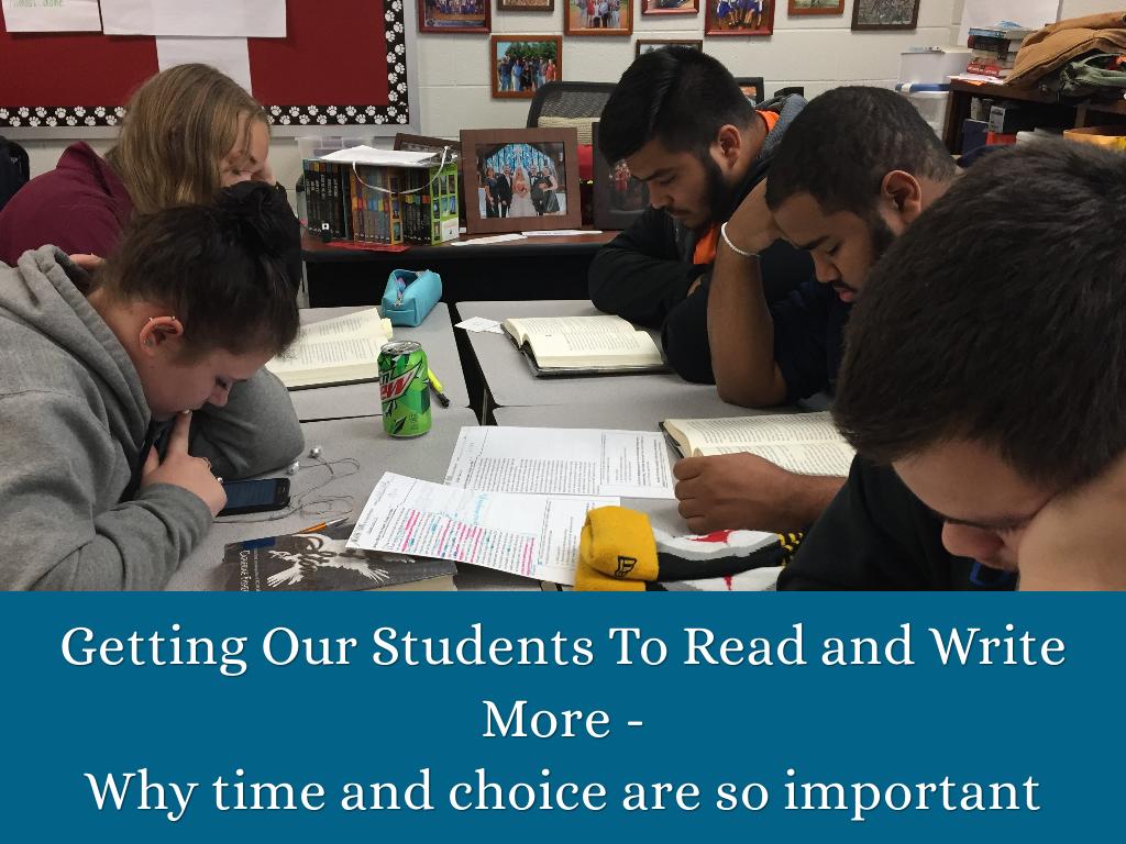 Getting our students to read and write more