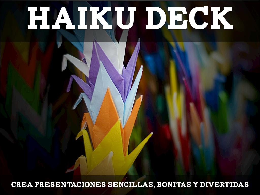 Haiku Deck Gallery: Events Presentations and Templates